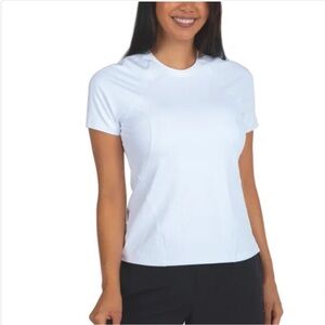 NWT Spyder Women’s White Fitted Short Sleeve Tee